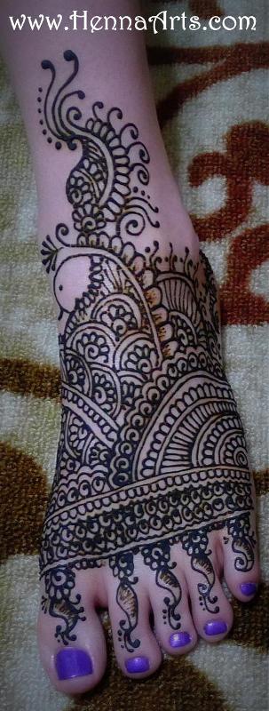 Henna body art, Arabic henna designs