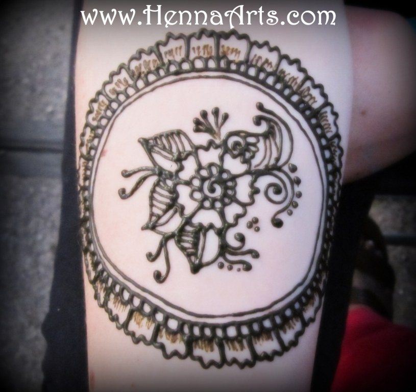 Henna body art, Arabic henna designs