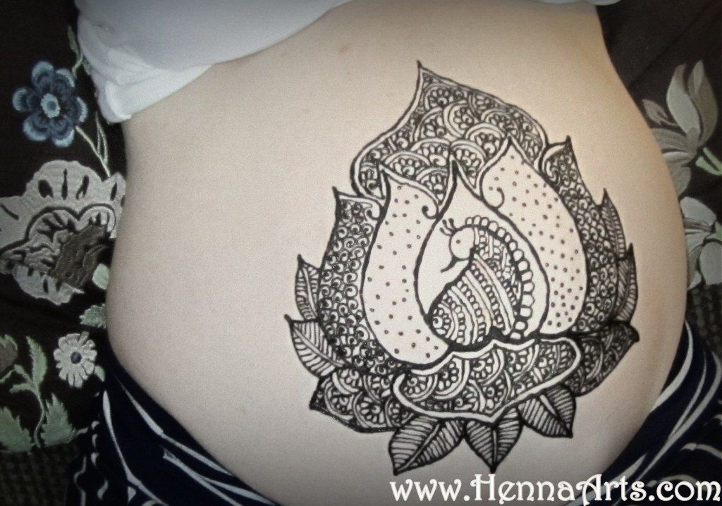 Henna body art, Arabic henna designs
