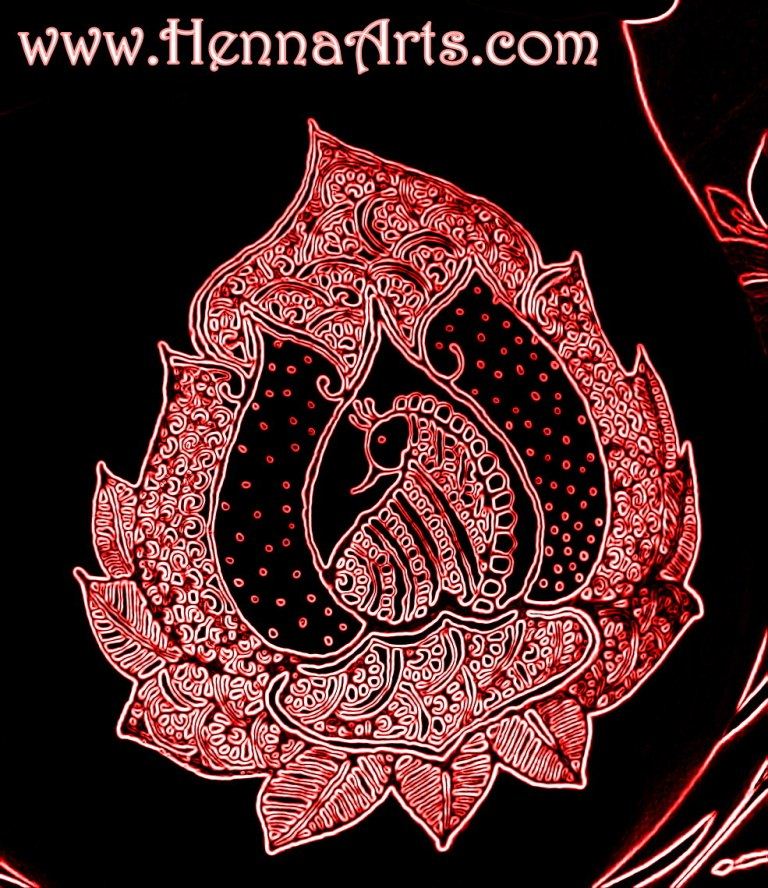 Henna body art, Arabic henna designs