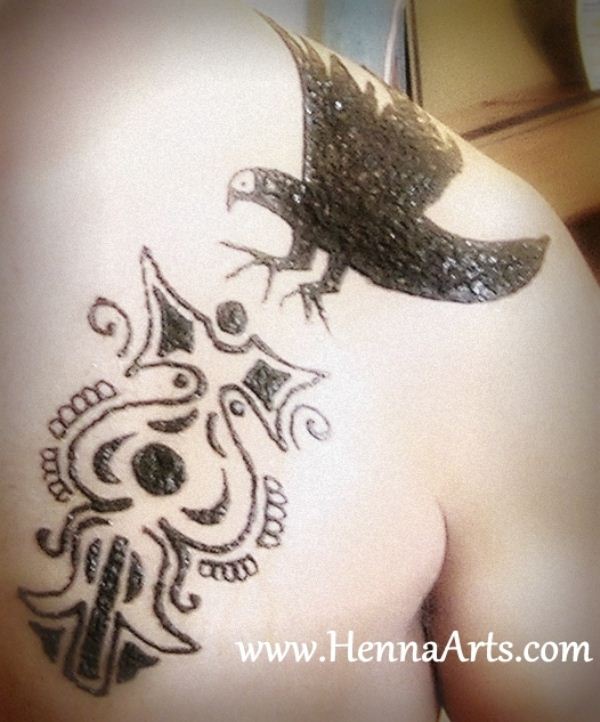 Henna body art, Arabic henna designs