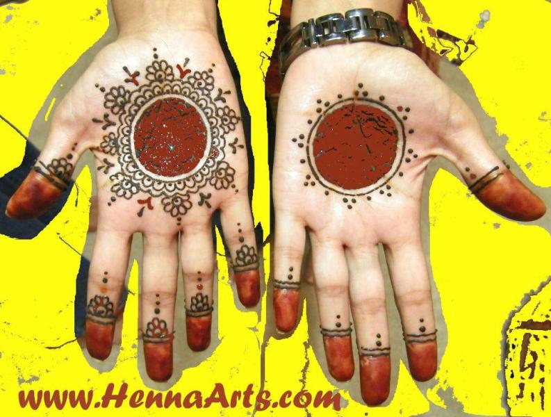 Henna body art, Arabic henna designs