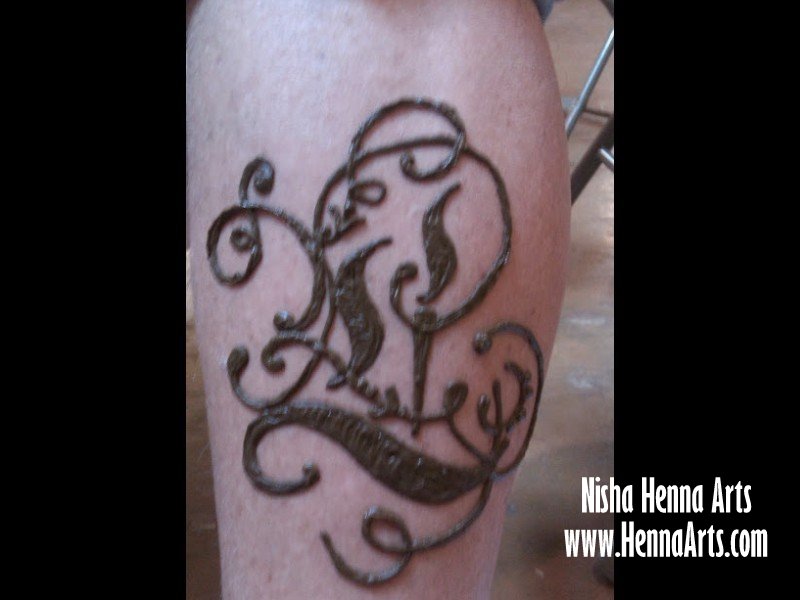 Feather Mehndi Tattoo Design For Women Wedding Design Temporary Tattoo :  Amazon.in: Beauty