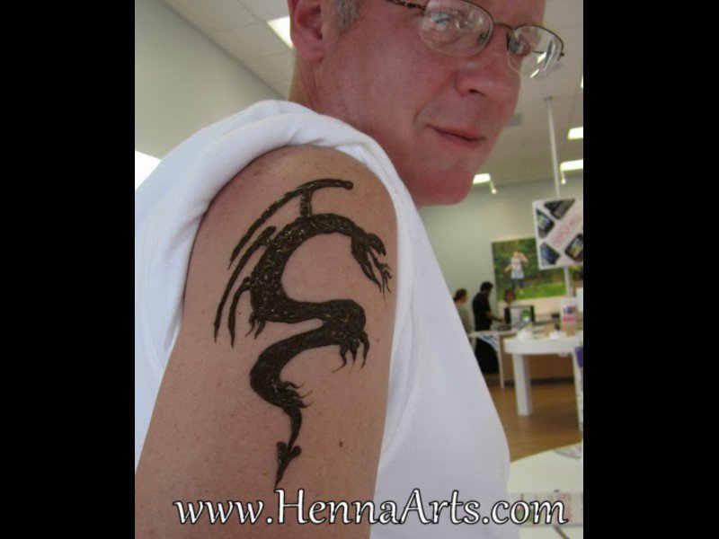 Henna Dragon Tattoos - Etsy