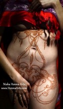 Your body is canvas - henna on the intimate parts by Nisha Henna Arts Austin