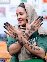 Henna mehndi for eid by Nisha Henna Arts Austin