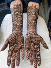 Complex bridal henna by Nisha Henna Arts