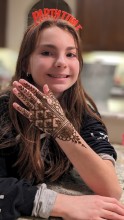 henna for kids party in Austin by Nisha Henna Arts